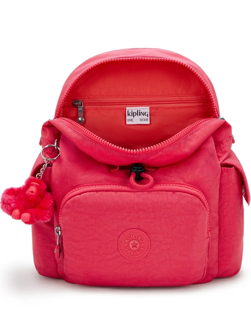 كيبلينغ حقيبة ظهر صغيرة نسائية سيتي باك - وردي ريزورت - Image 3